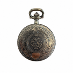 Vintage Aurerie Quartz Antique Bronze Sailing Ship Pocket - Battery Required
