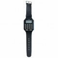 Vintage Black Quartz Digital Calculator Wristwatch - Battery Required