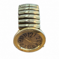 Vintage Pierre Laurent Oversized Gold-Tone Large Numeral - Battery Required