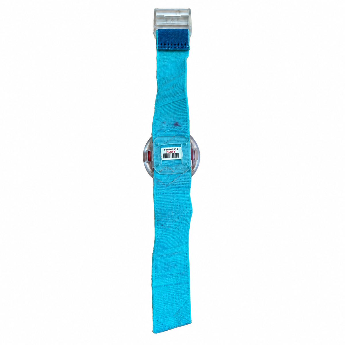 Vintage Colorful Geometric Fabric Strap Quartz Wristwatch - Battery Required