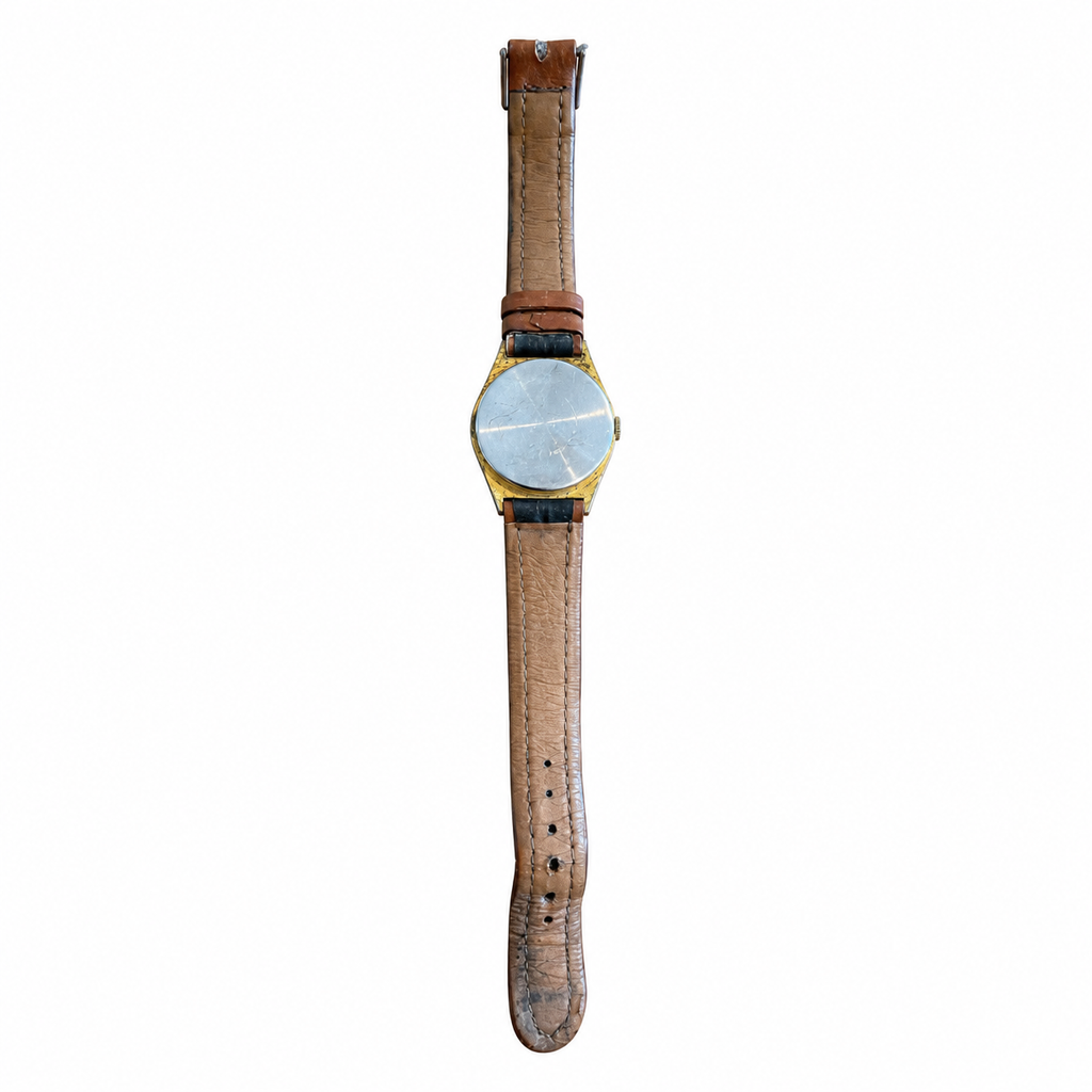 Vintage Golf Putting Green Novelty Quartz Watch with Brown - Battery Required