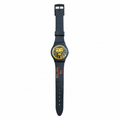 Vintage The Lion King Lion Face Quartz Black Strap Wristwatch - Battery Required