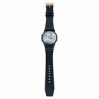 Vintage Ferarry Digital Compass-Style Black Sports Wristwatch - Battery Required