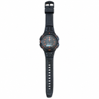 Vintage Casio AQ-S800W-1B2V Tough Solar Black & Orange - Battery Required