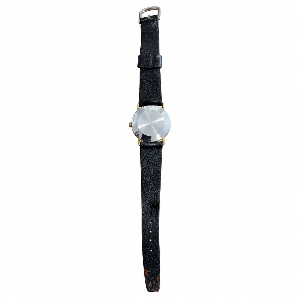 Vintage Colorful Abstract Art Dial Quartz Watch with Black - Battery Required