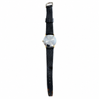 Vintage Colorful Abstract Art Dial Quartz Watch with Black - Battery Required