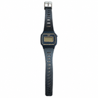 Vintage Timex Quartz Black Digital Resin Strap Wristwatch - Battery Required