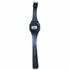 Vintage Timex Quartz Black Digital Resin Strap Wristwatch - Battery Required