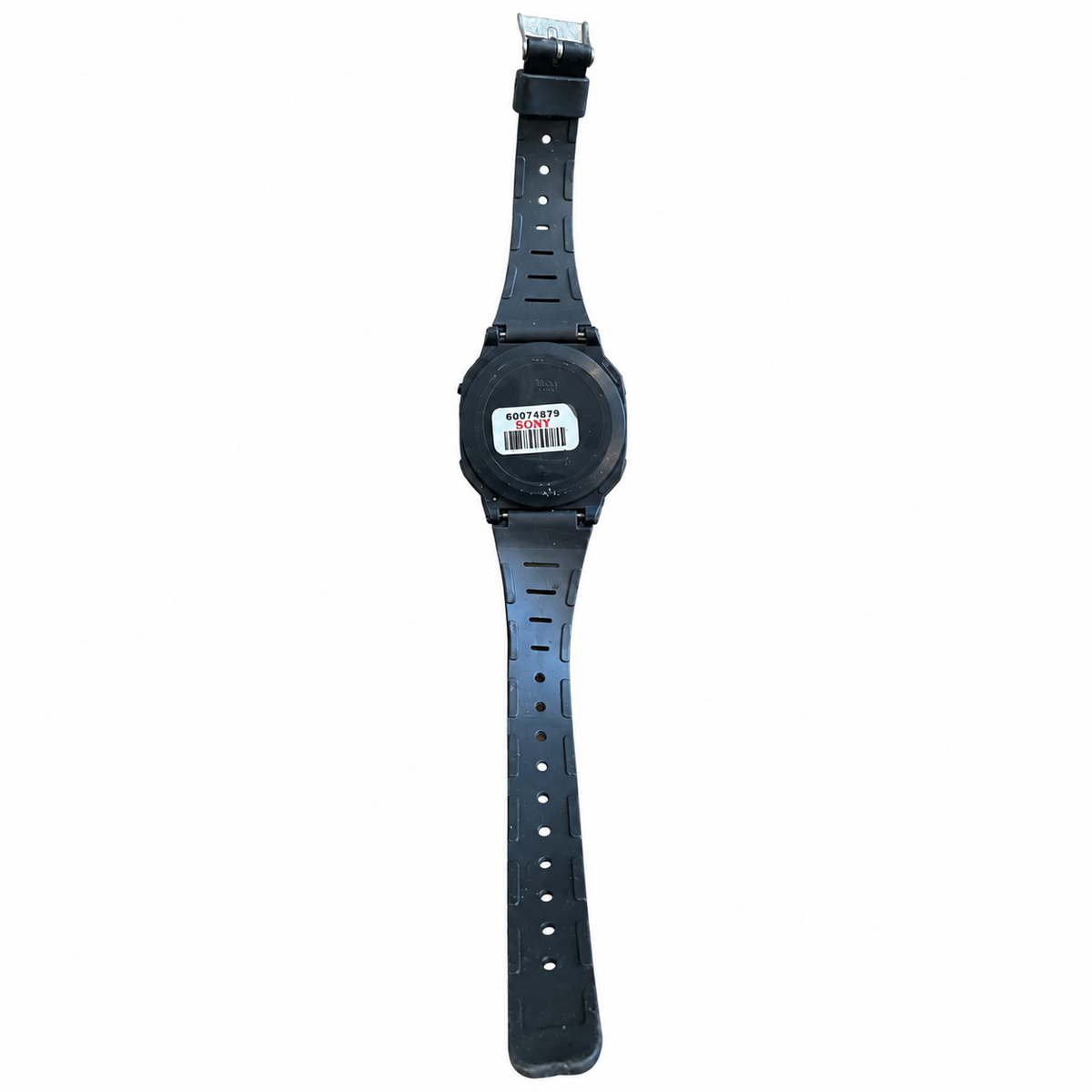 Vintage Timex Quartz Black Digital Resin Strap Wristwatch - Battery Required