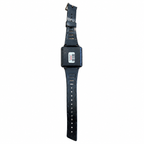 Vintage Milan Black Digital Alarm Calculator Wristwatch - Battery Required
