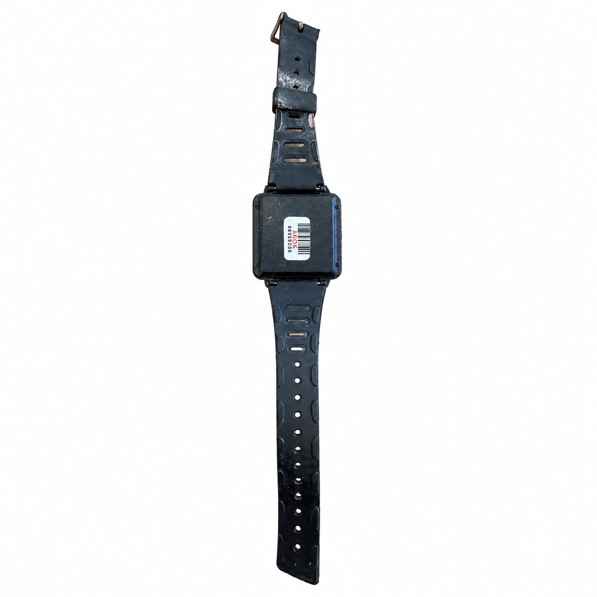 Vintage Milan Black Digital Alarm Calculator Wristwatch - Battery Required