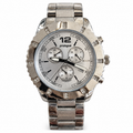Vintage Prologue 10 ATM Crystal-Bezel Multi-Subdial Chronograph Watch - Requires a Battery