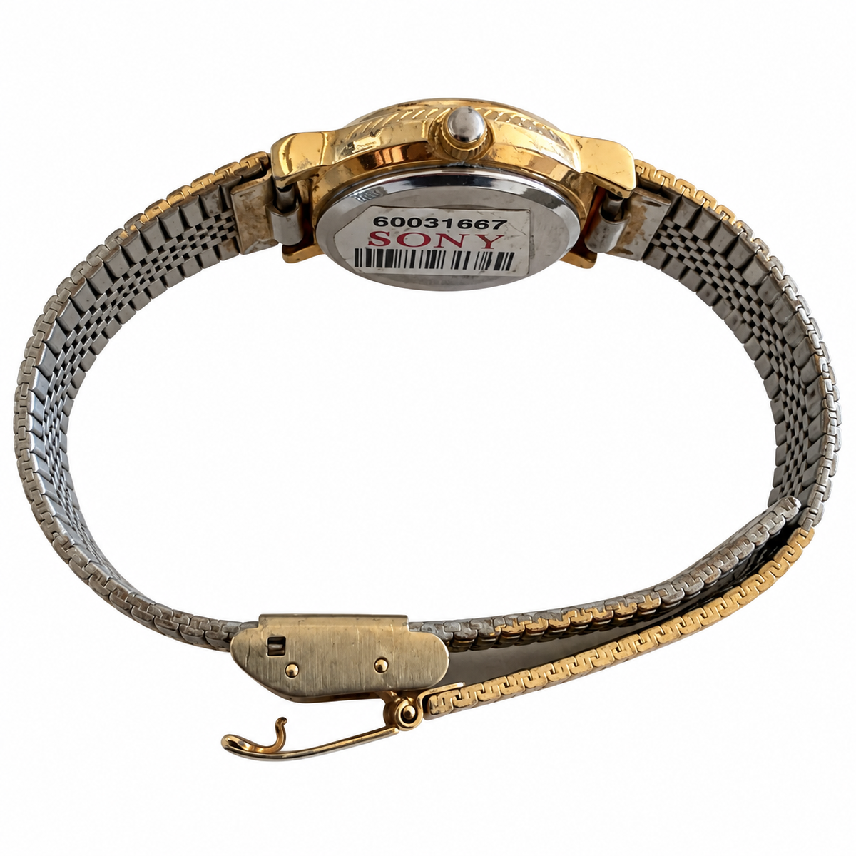 Vintage Sergio Valente Gold-Tone Expansion Watch - Requires a Battery