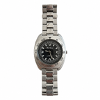 Vintage Mark Naimer Black Dial Tachymeter Quartz Watch - Requires a Battery