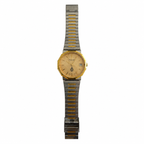 Vintage TESLAR Octagonal Two-Tone Date Quartz Watch - Requires a Battery