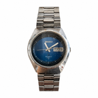 Vintage Seiko 4004 0903-8019 Blue Day-Date Quartz Watch- Requires a Battery