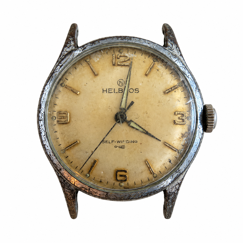 Vintage Helbros Self-Winding Automatic Watch - No Battery Required