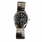 Vintage Seiko 7N43-9251 Black Dial Day-Date Quartz Watch - Requires a Battery