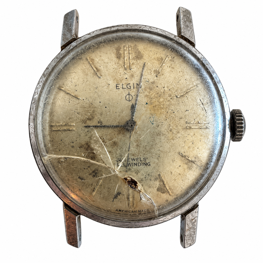 Vintage Elgin 17-Jewel Self-Winding American Made Watch - No Battery Required
