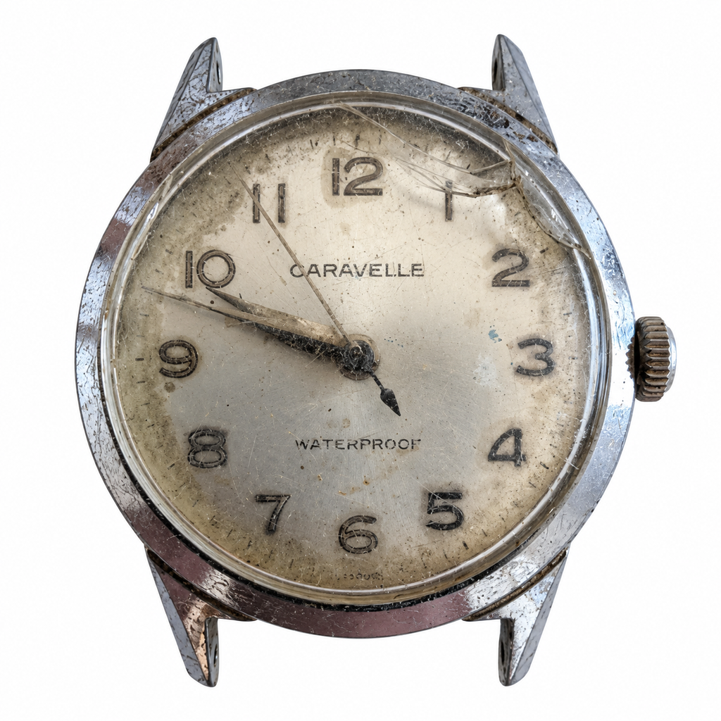 Vintage Caravelle M6 Waterproof Mechanical Watch - Requires Winding