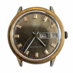Vintage Timex Day-Date Dark Dial Mechanical Watch - Requires Winding