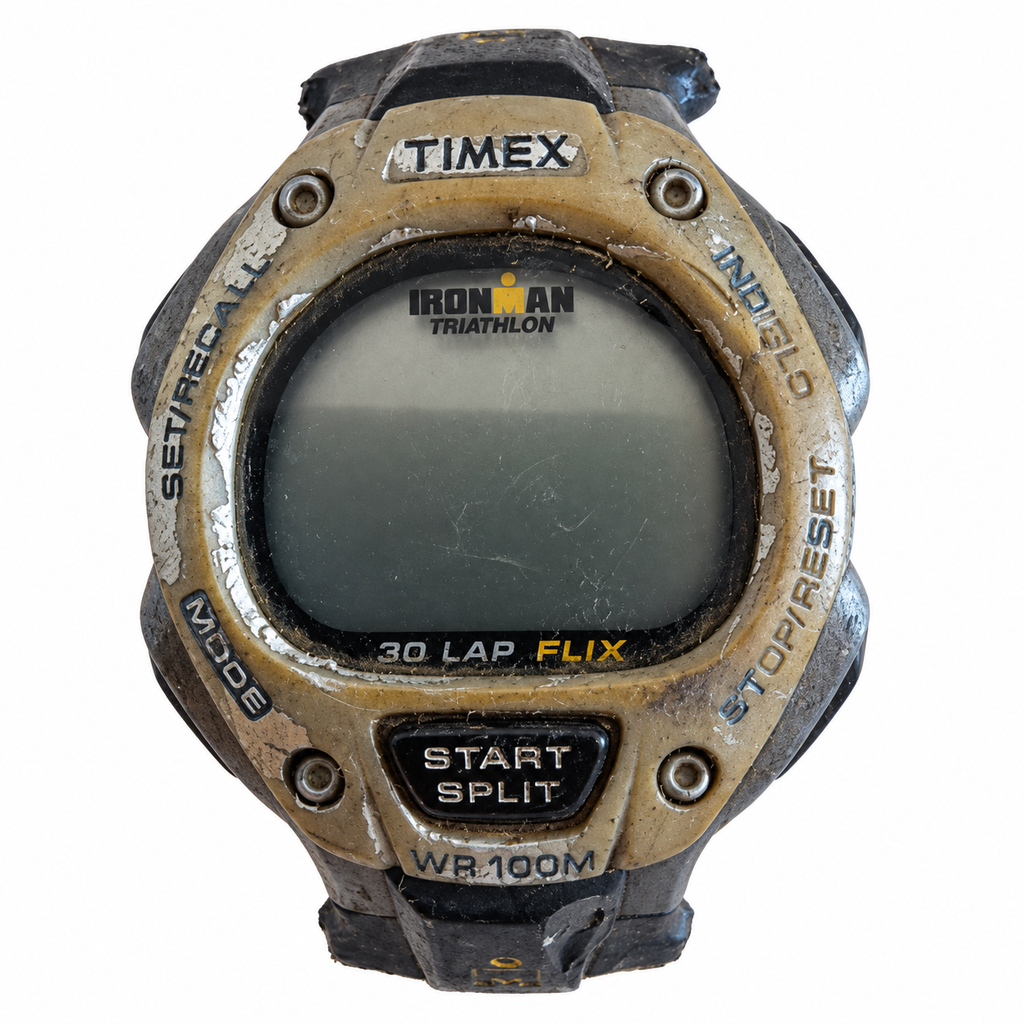 Vintage Timex Ironman Triathlon 30 Lap Flix Digital Watches - Requires a Battery