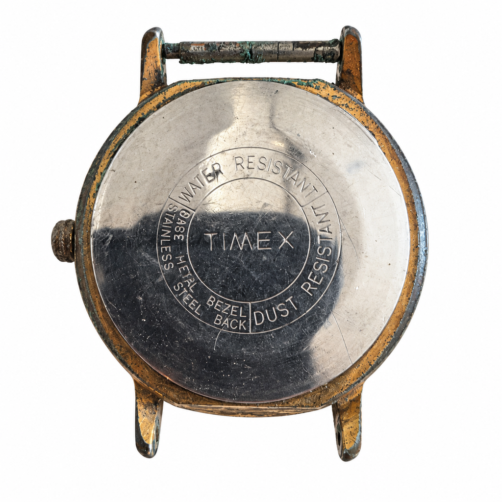 Vintage Timex Day-Date Dark Dial Mechanical Watch - Requires Winding