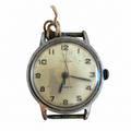 Vintage Timex Waterproof Silver Dial Mechanical Watch - Requires Winding