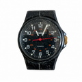 Vintage Timex Black Dial 24-Hour Field Quartz Watch - Requires a Battery