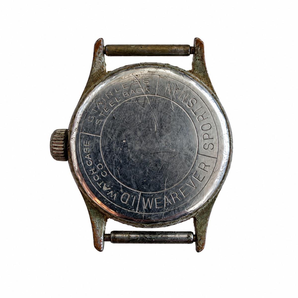 Vintage Kingston Black Dial Incabloc Men's Watch - Requires Winding