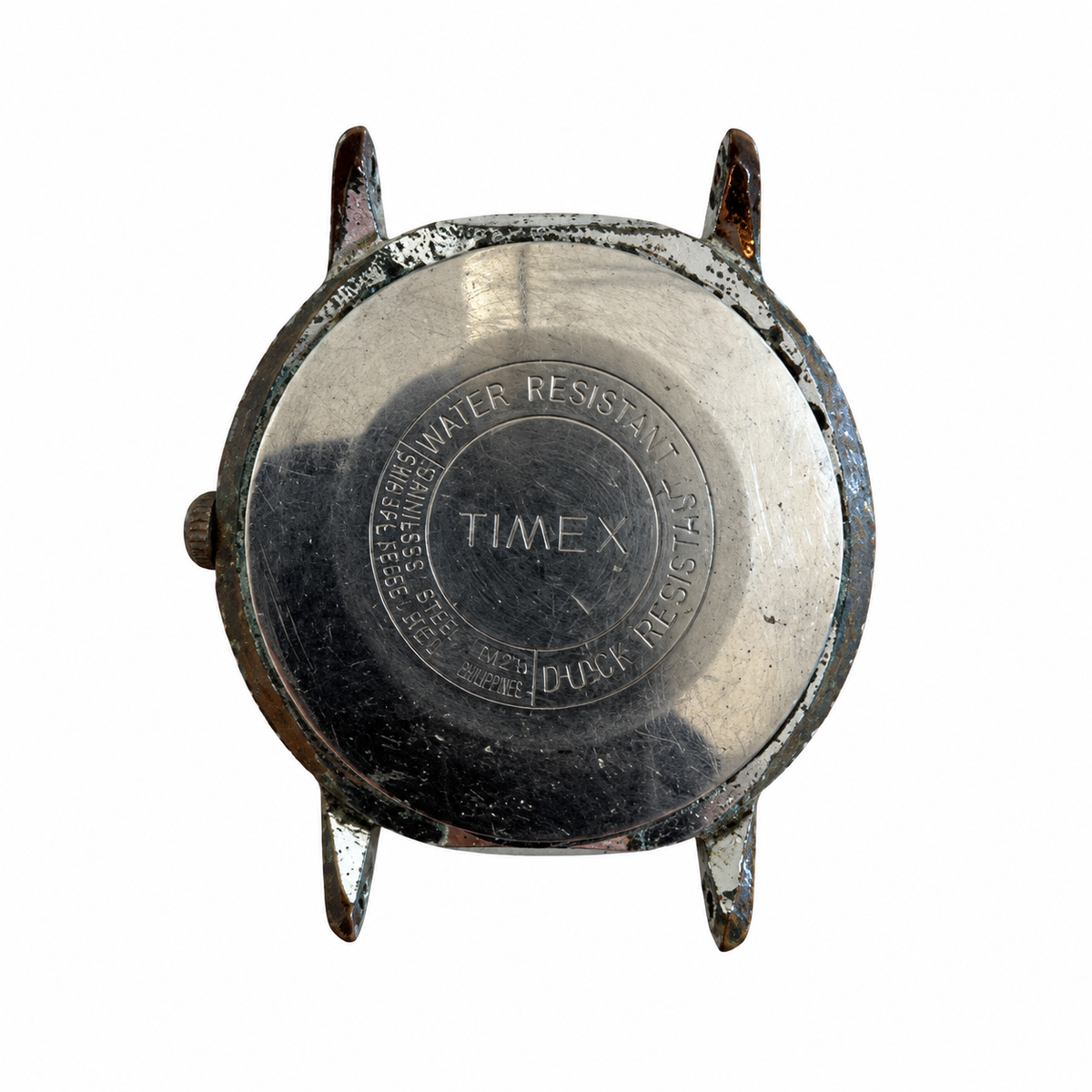 Vintage Timex Water-Resistant-Marked Arabic Numeral Men's Watch - Requires Winding