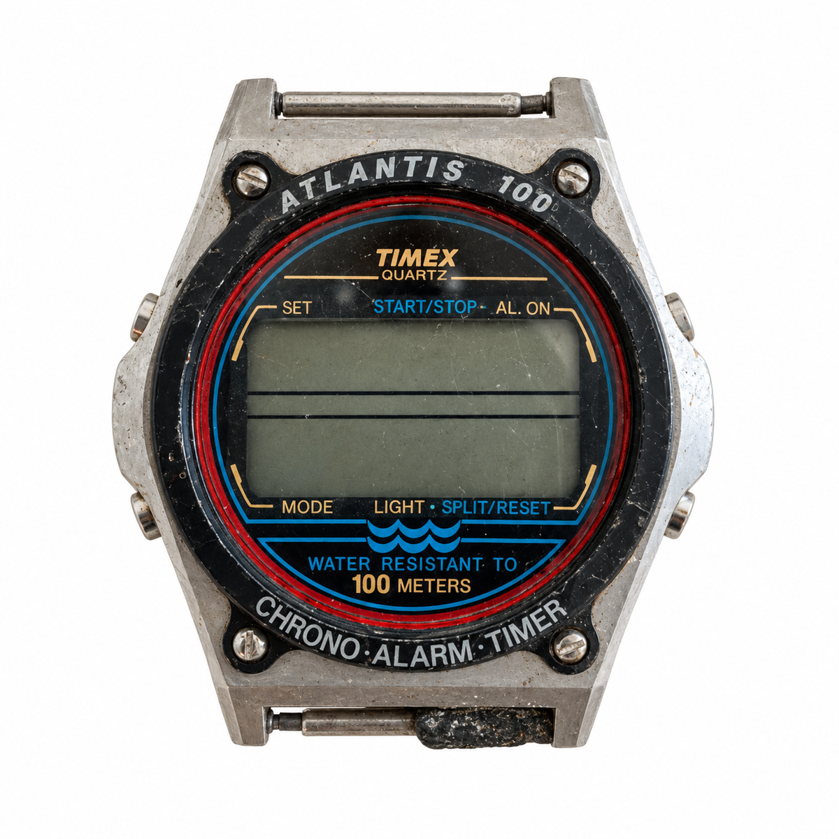 Vintage Timex Atlantis 100 Digital Chrono Alarm Watch - Requires a Battery