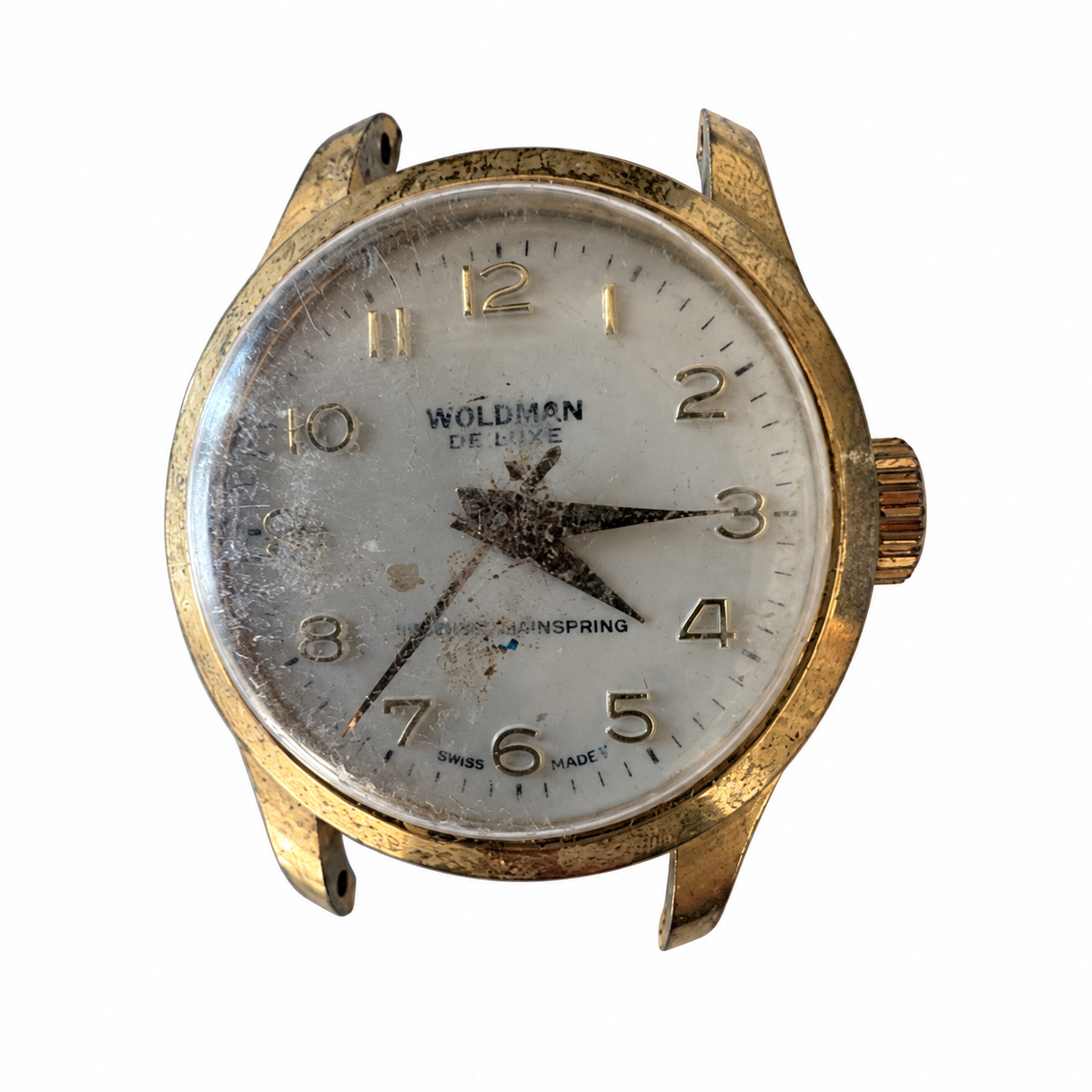Vintage Woldman Deluxe Swiss Mainspring Watch - Requires Winding