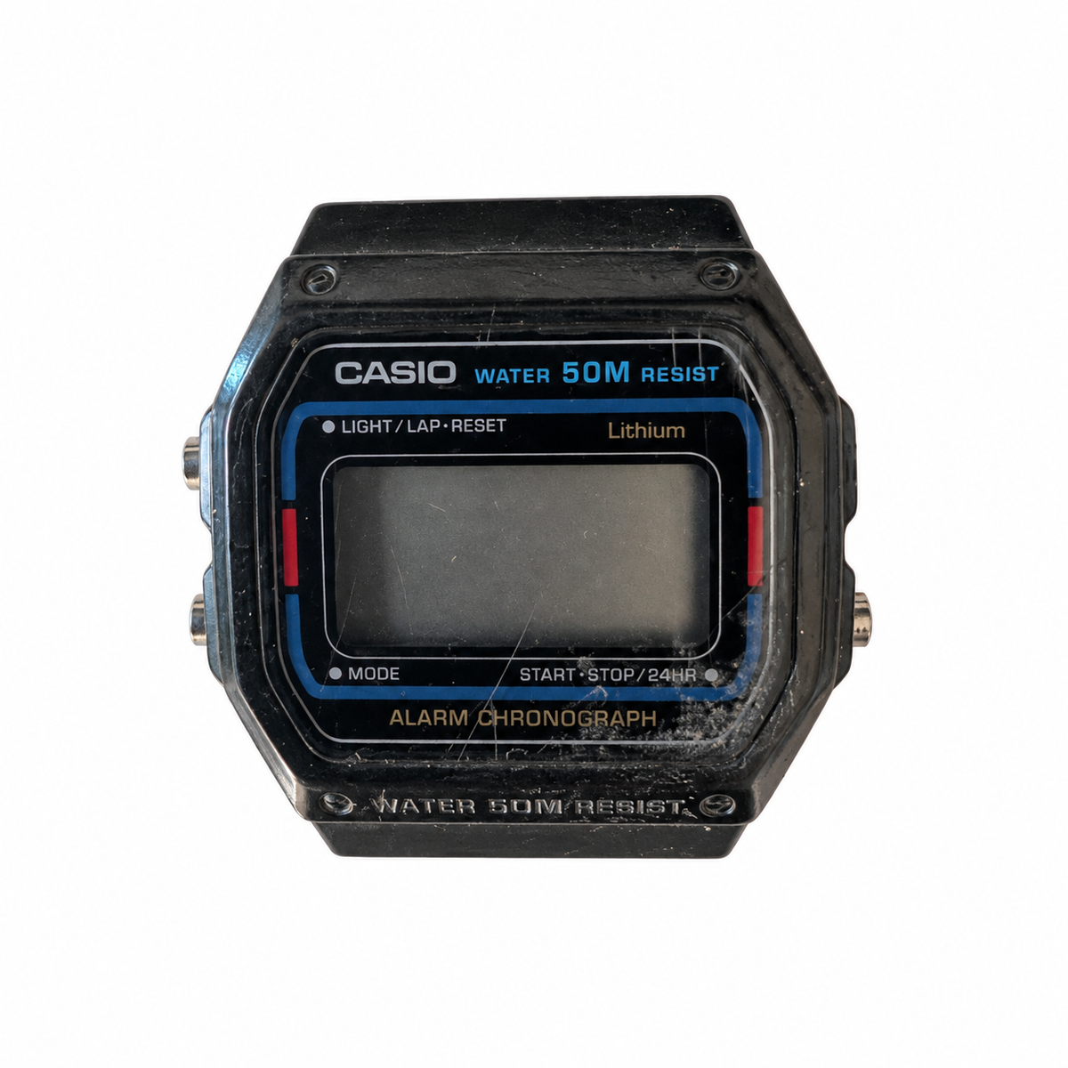 Vintage Casio W-19 568 Alarm Chronograph Digital Watch - Requires a Battery