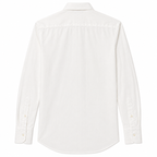 Ermenegildo Zegna Men's Cotton Dress Shirt - White Herringbone