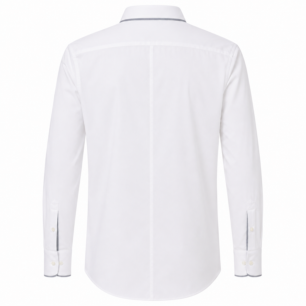HUGO BOSS Slim Fit Easy Iron Men's Dress Shirt - White