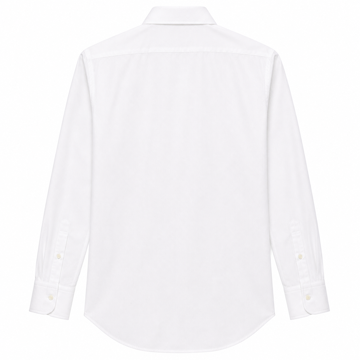 Anto Beverly Hills Men's Dress Shirt - White Textured Cotton