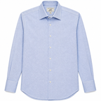 Anto Beverly Hills Custom Dress Shirt - Light Blue Fine Stripe