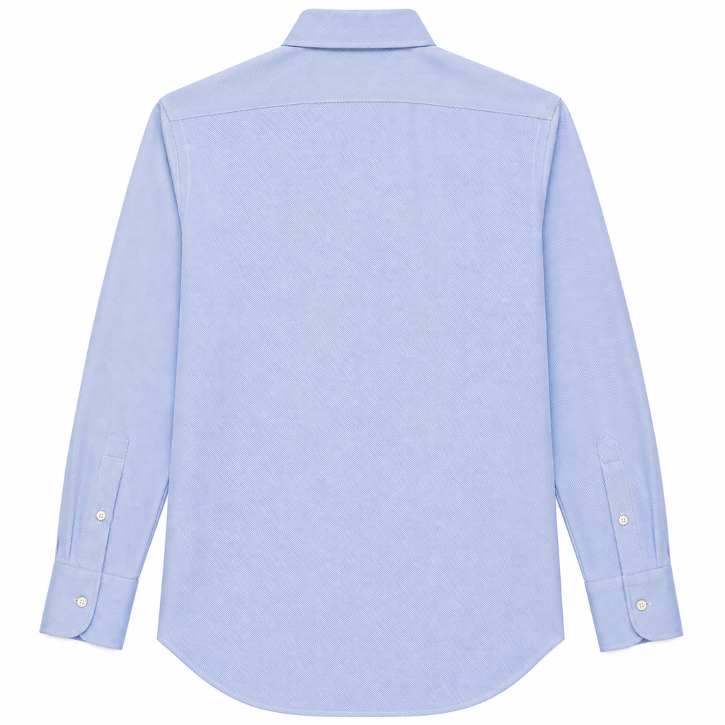 Anto Beverly Hills Custom Dress Shirt - Light Blue Fine Stripe