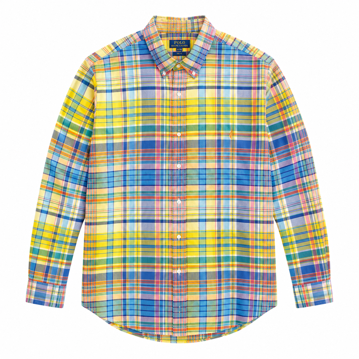 Polo Ralph Lauren Madras Plaid Long Sleeve Shirt - Multicolor