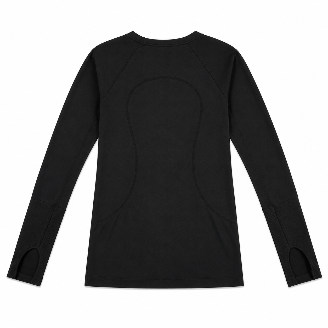 lululemon Women's Extra Small Long Sleeve Running Shirt - Black