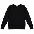 INA R. Vintage Crewneck Knit Sweater - Black