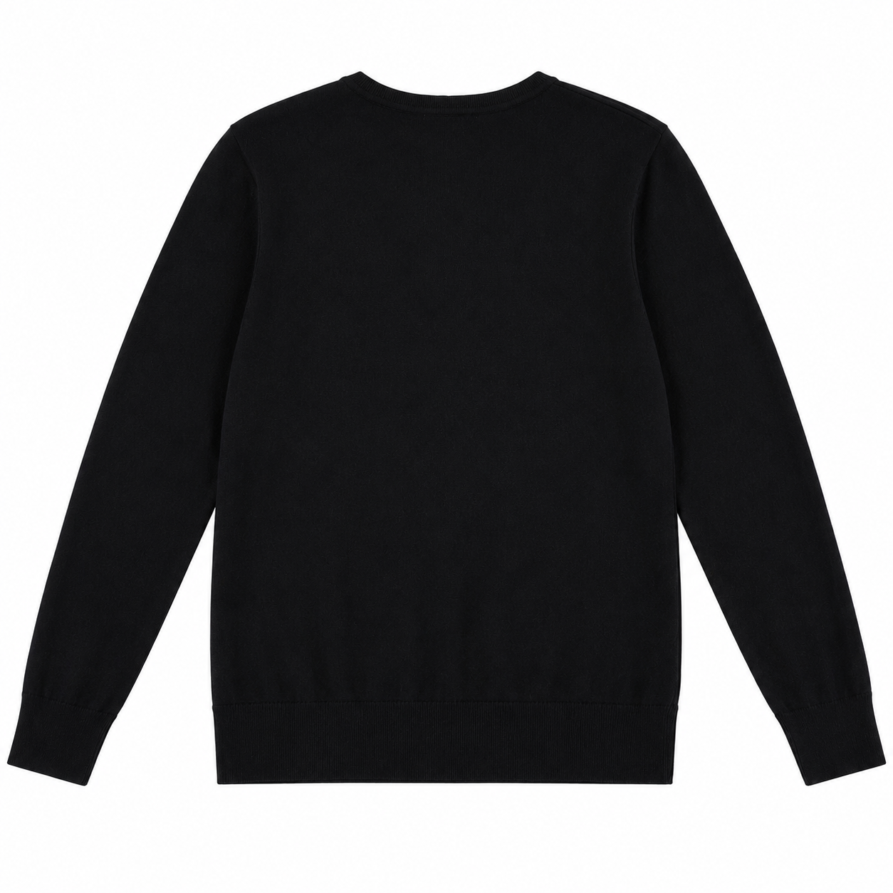 INA R. Vintage Crewneck Knit Sweater - Black
