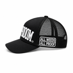 VIP Room St. Tropez Embroidered Trucker Cap - Black