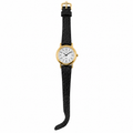 Vintage Sharp Minimalist Quartz Watch - Gold/Silver Dial - Battery Required