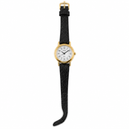 Vintage Sharp Minimalist Quartz Watch - Gold/Silver Dial - Battery Required