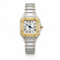 M. Cassini Two-Tone Square Roman Numeral Quartz Watch - Requires a Battery