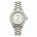 Opera OP-3312 Two-Tone White Dial Quartz Watch - Requires a Battery