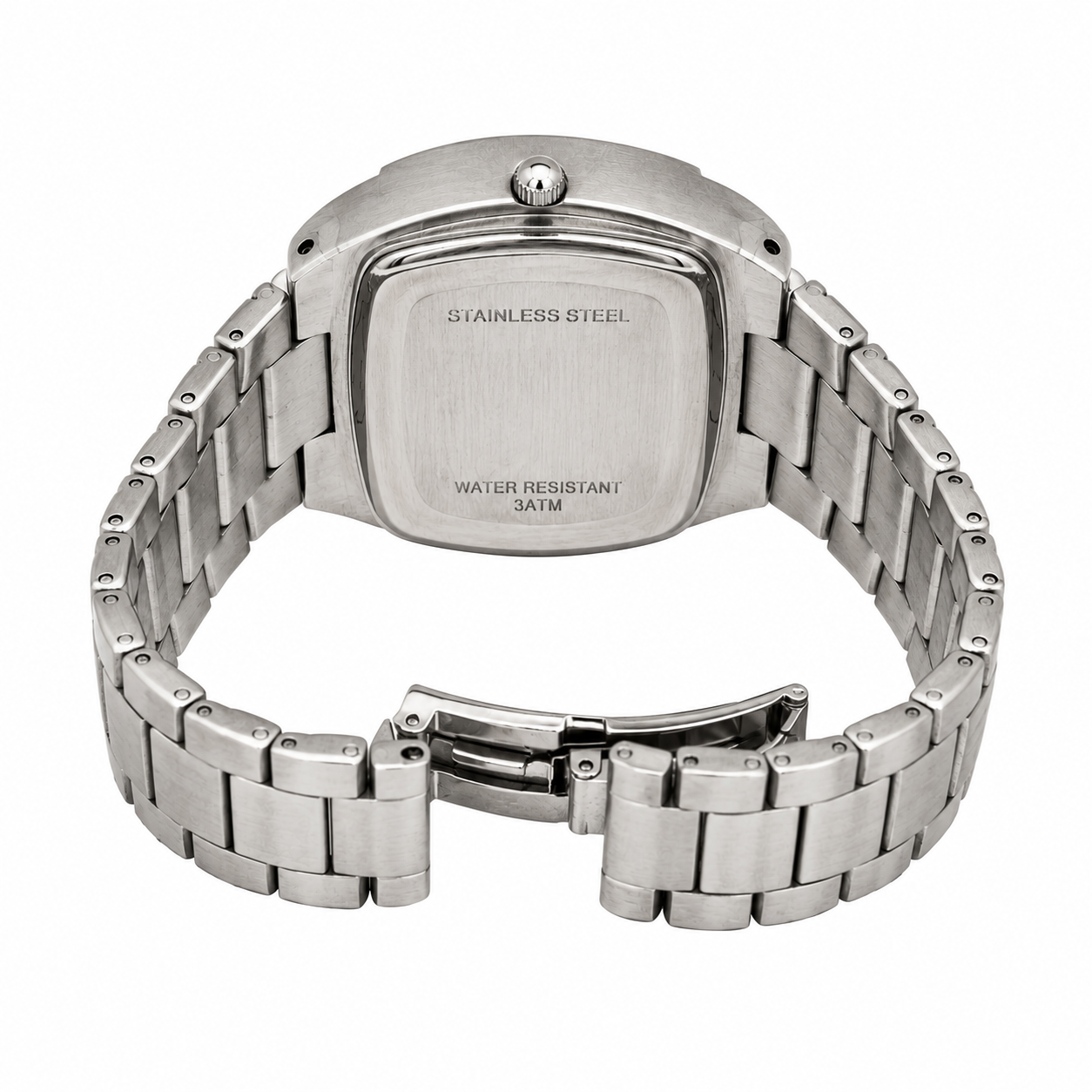 Mark Naimer MN-1075 Quartz Black Dial Stainless Steel Watch - Requires a Battery