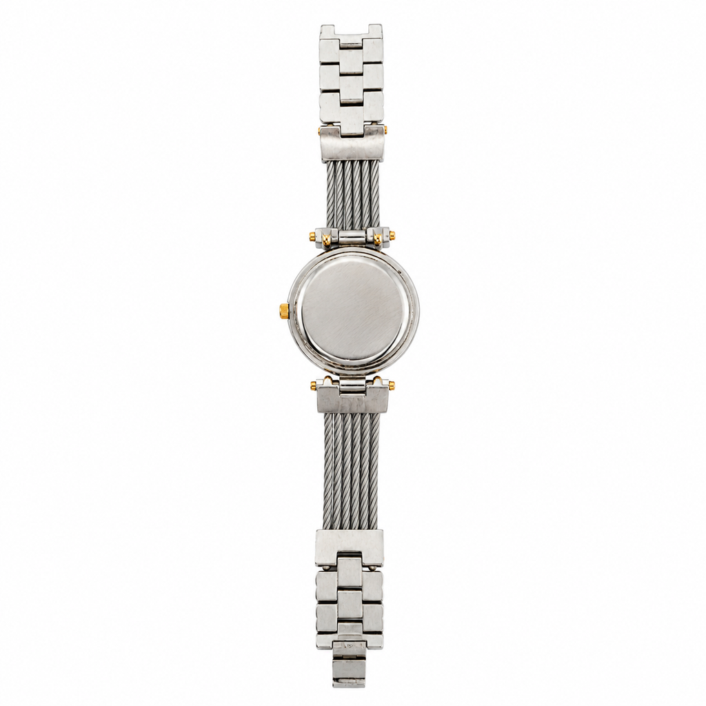 Vadet VD-5007L Ladies Quartz Gold Dial Cable Bracelet Watch - Requires a Battery